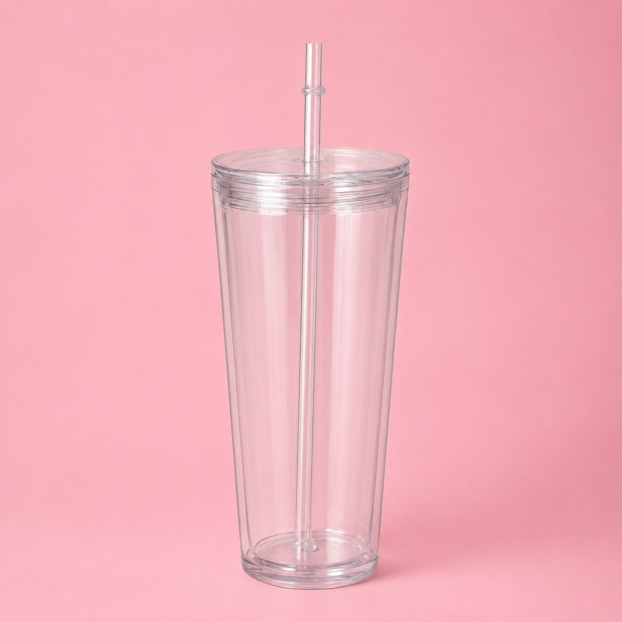 24 oz Tapered Snowglobe Tumbler