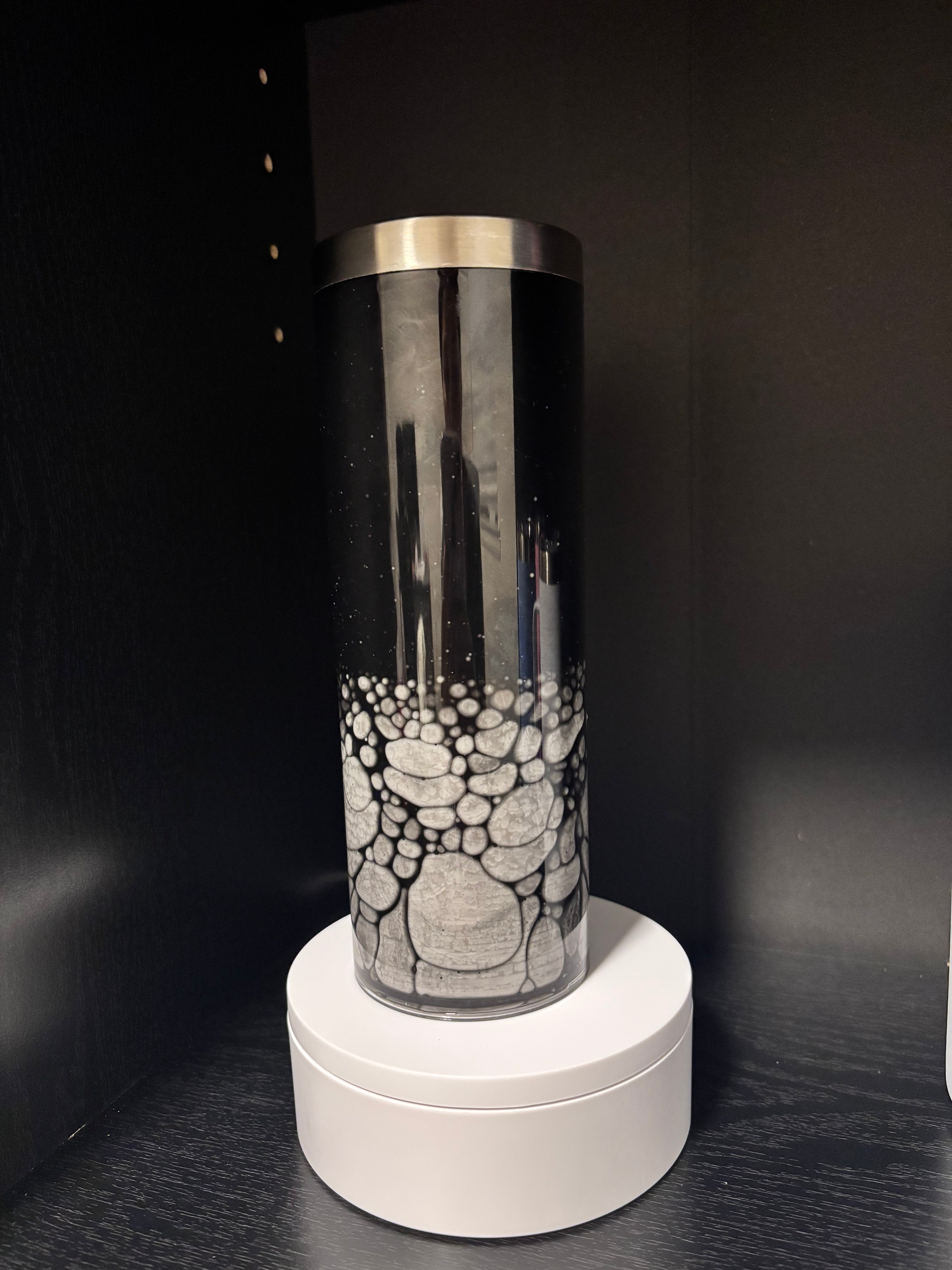 20 oz stainless steel pebble lava cup