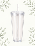 24 oz Tapered Snowglobe Tumbler