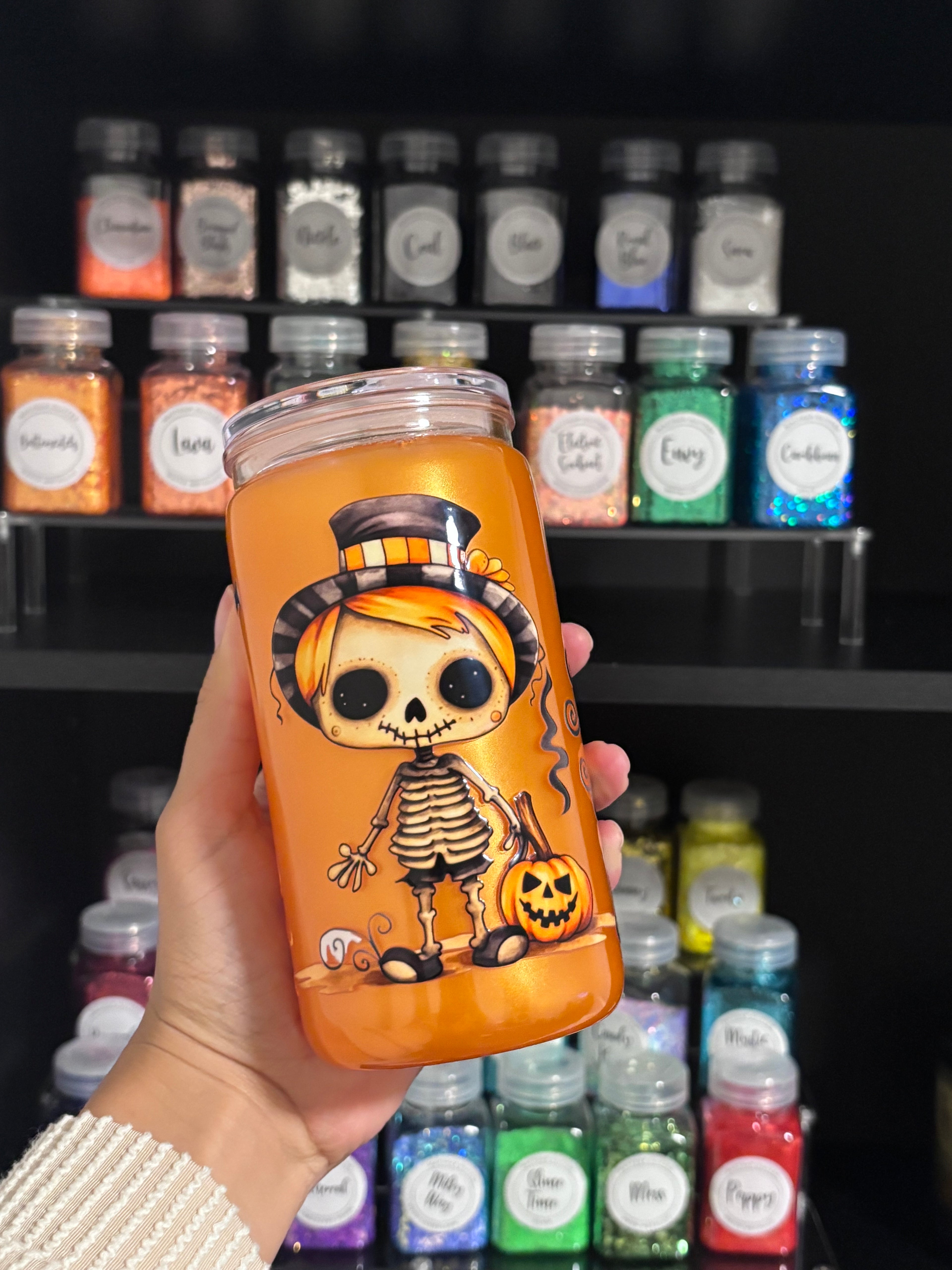16 oz Skelly Mica Cup