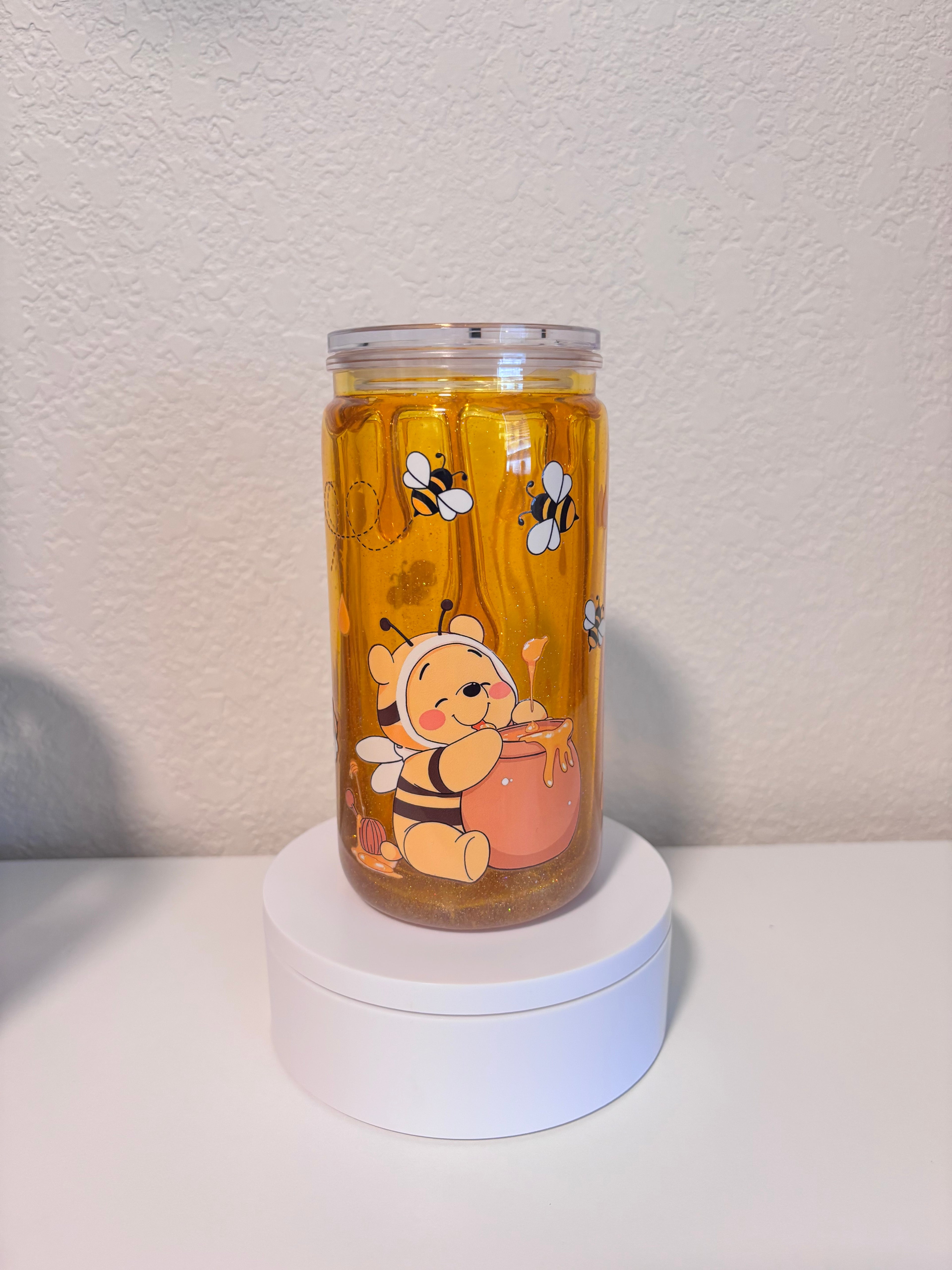 16 oz honey Drip cup