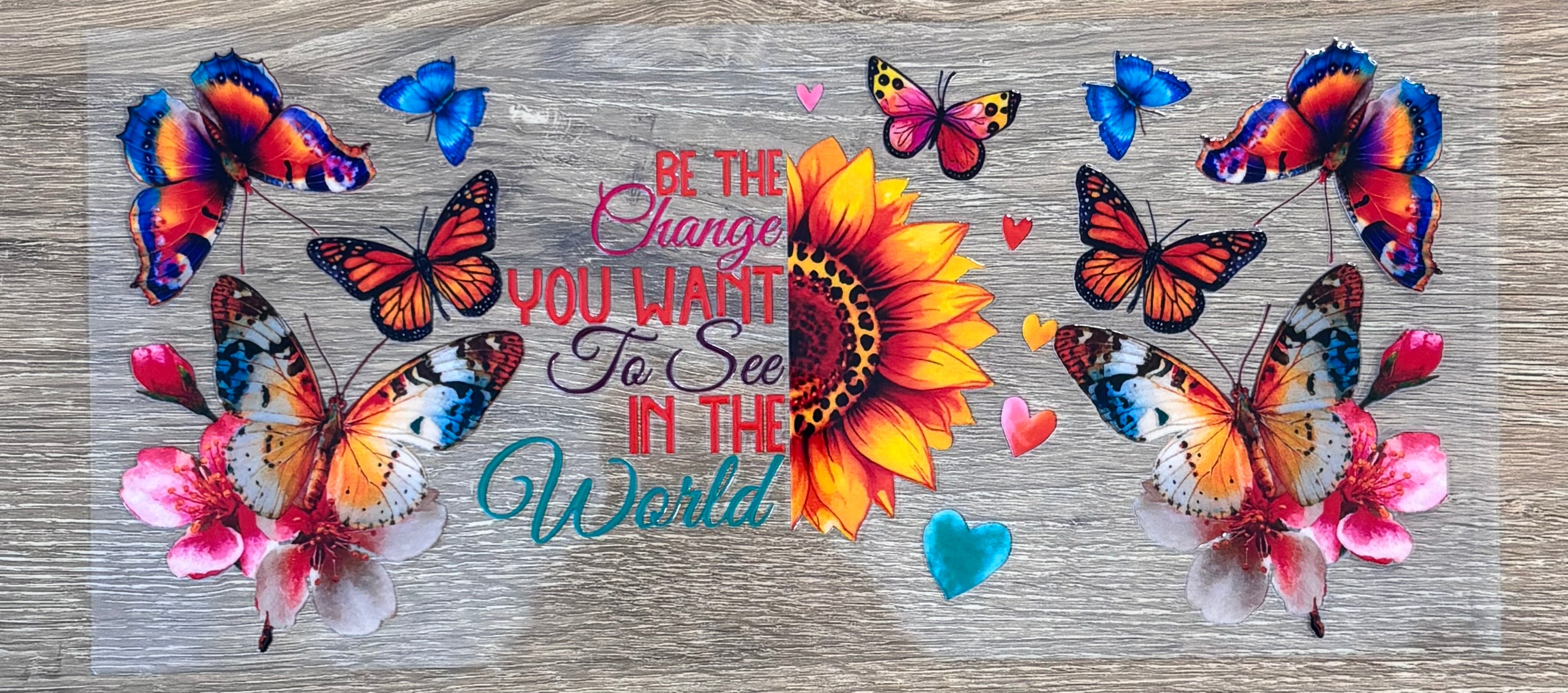 Be the change you want to see in the world