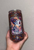16 oz Acrylic SnowGlobe Slow Flow Dolly Pop, Drago Fly, Moss, Lava