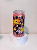 16 oz Checkered Lava Tumbler
