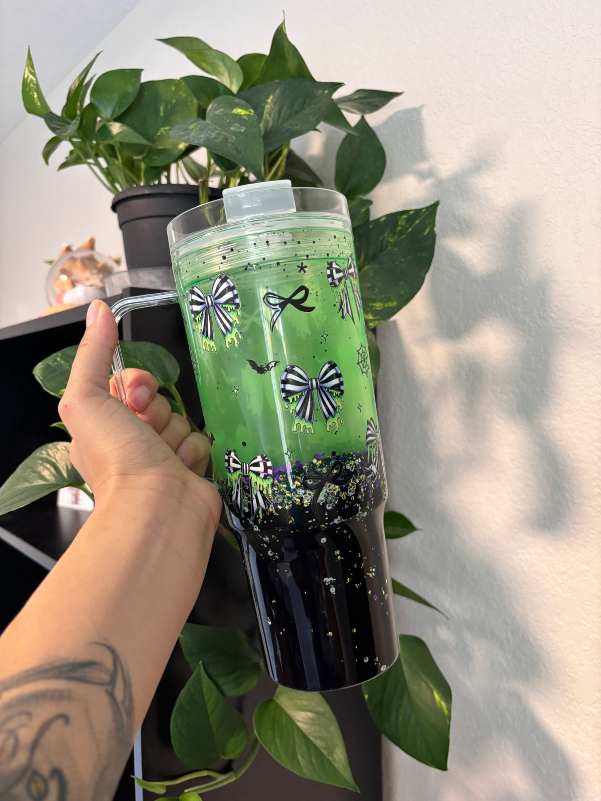 40 Oz Premade Beetlejuice Snowglobe