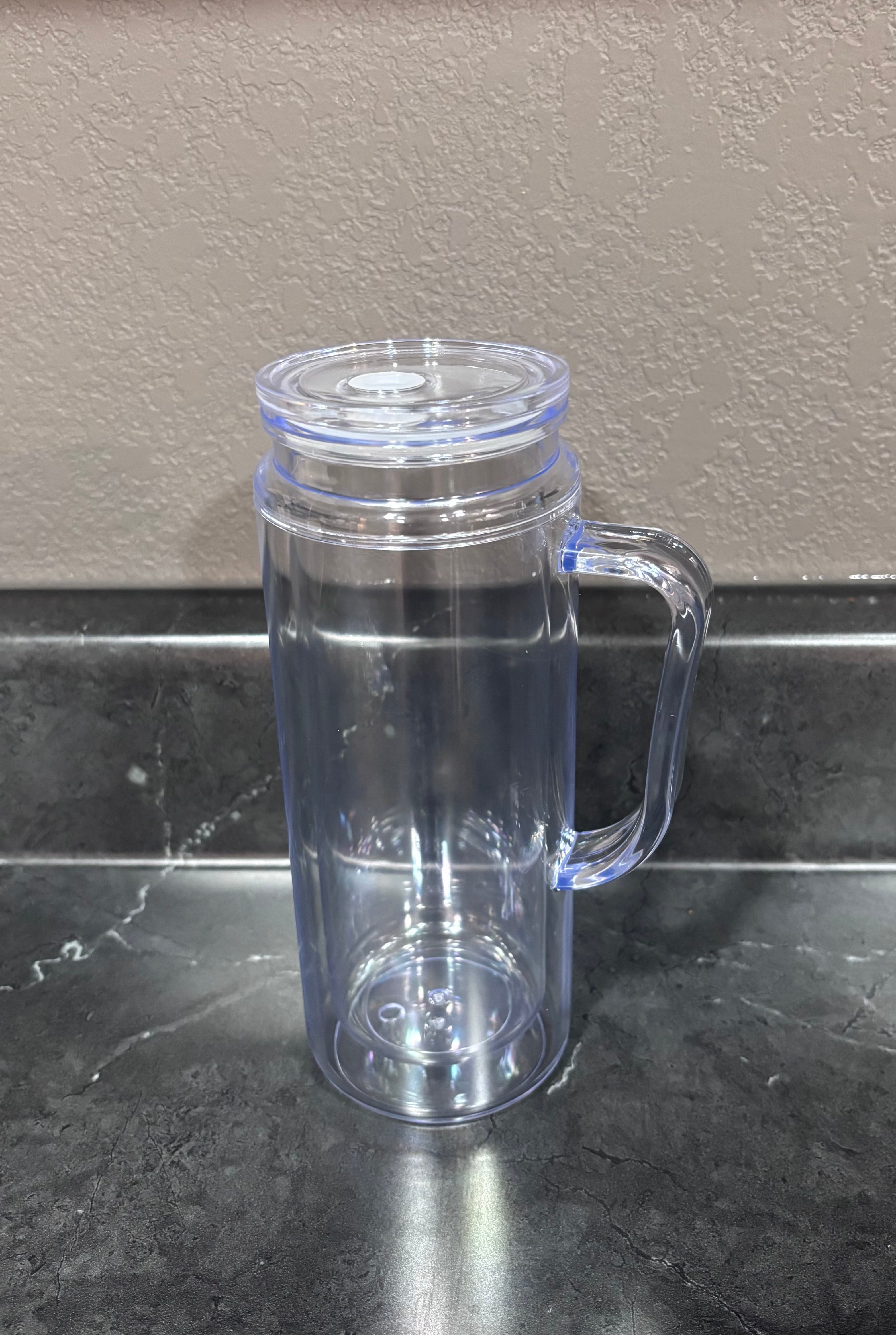 20 oz Acrylic Snowglobe with Handle