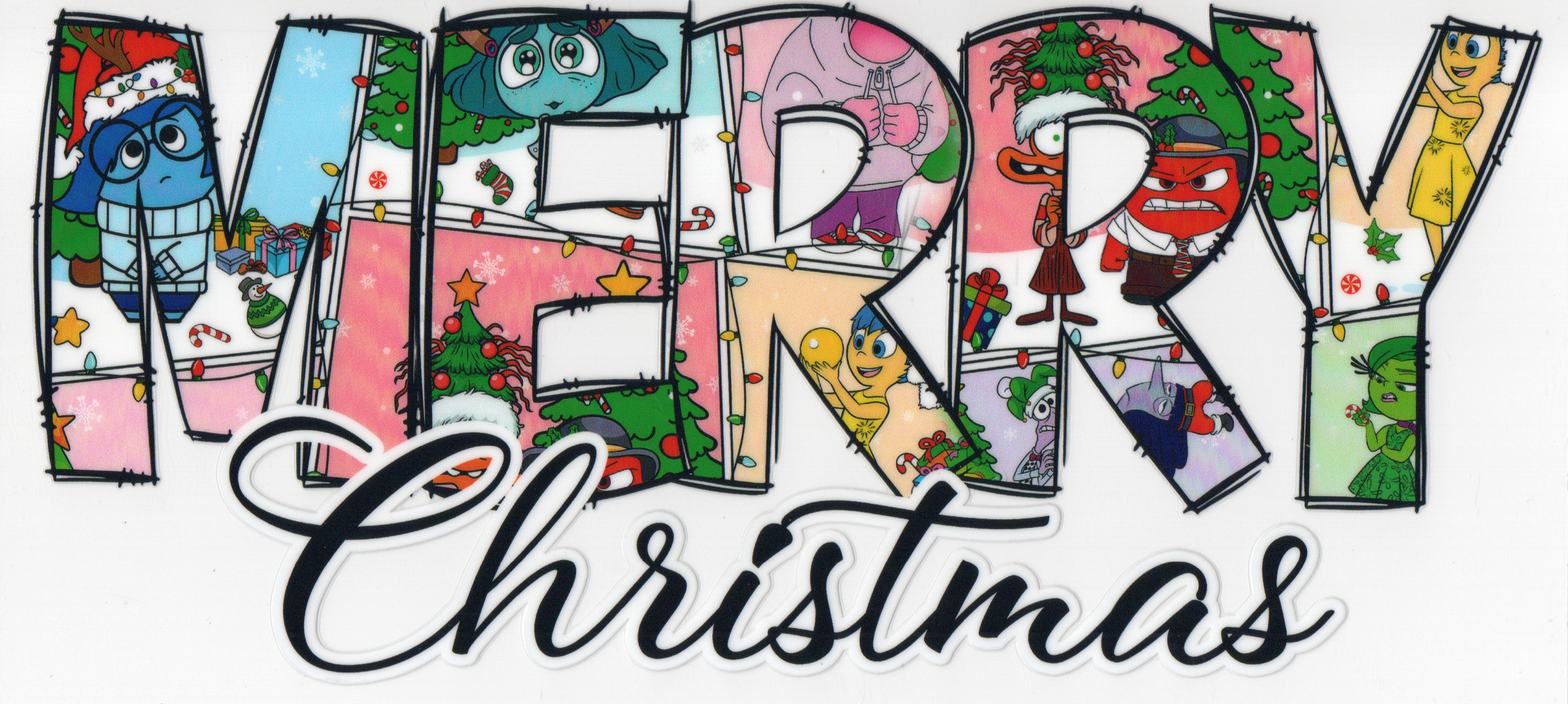 Inside out Merry Christmas
